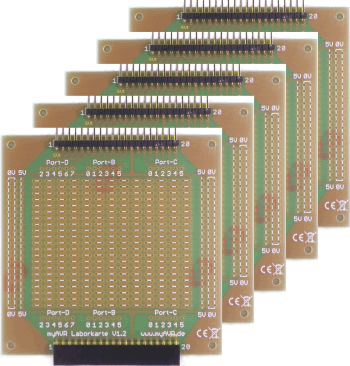 myAVR Laborkarte A - 5er Pack